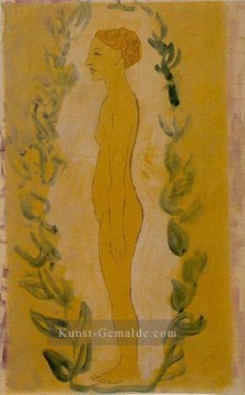 Kubismus Werke - Femme debout 1899 Kubismus